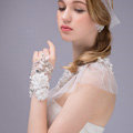 New Duchess Rhinestone Flower Lace Bridal Wristlet Wedding Dress Crystal Bracelet Chain Accessories