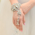 New Fashion Butterfly Designs Bridal Wrap Bracelet Big Rhinestone Wedding Bangle Chain Jewelry