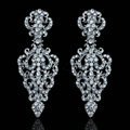 New Design Crystal Unique Vase Shape Dangle Drop Earrings Wedding Jewelry Earrings for Women