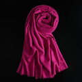Colorful Unisex Scarf Shawl Winter Warm Cashmere Solid Panties 180*60CM - Purple