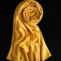 Colorful Unisex Scarf Shawl Winter Warm Cashmere Solid Panties 180*60CM - Yellow