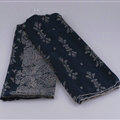 Fashion Scarf Shawl Women Bamboo Fiber Printing Cashew Silk 180*100CM - Blue