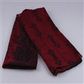 Fashion Scarf Shawl Women Bamboo Fiber Printing Cashew Silk 180*100CM - Dark Red