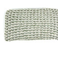 Fluffy Scarf Shawls Striped Women Winter Warm Wool Solid Scarves 200*80CM - Green