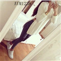 Long Sleeved Women Sweater Cardigans Solid Casual Flat Knitted - White