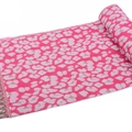 Fringed Leopard Print Scarves Wrap Women Winter Warm Acrylic Panties 195*60CM - Rose