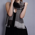 Popular Leopard Print Scarf Shawls Women Winter Warm Wool Panties 200*70CM - Grey