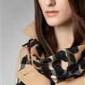 Pretty Leopard Print Scarf Shawls Women Winter Warm Cashmere Panties 180*70CM - Brown