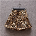 Cute Dresses Summer Ladies Leopard Print Short House - Brown