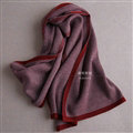 Popular Fringe Scarves Wraps Women Winter Warm Wool Panties 195*30CM - Dark Red
