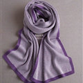 Popular Fringe Scarves Wraps Women Winter Warm Wool Panties 195*30CM - Purple