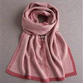Popular Fringe Scarves Wraps Women Winter Warm Wool Panties 195*30CM - Red