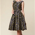 Beautiful Dresses Summer Women Plus Size Leopard Print Bowknot - Purple