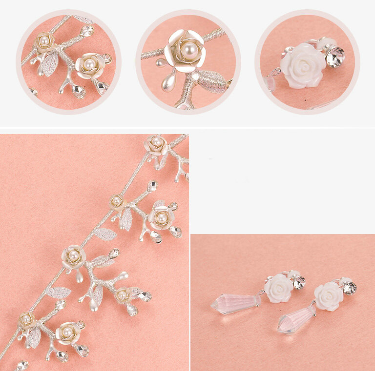 Buy Wholesale Unique Alloy Rhinestone Flower Bridal Jewelry Tiaras ...