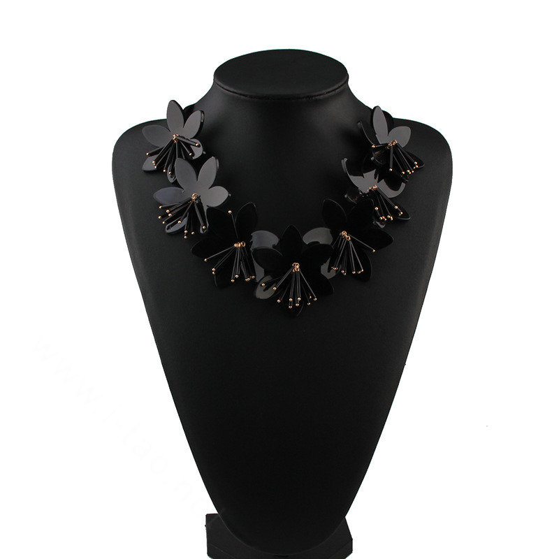 Buy Wholesale Fashion Women Flowers Choker Necklace Sweater Chain Dress ...