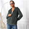 Cheap Warm Faux Rabbit Fur Overcoat Fashion Women Coat - Green 01