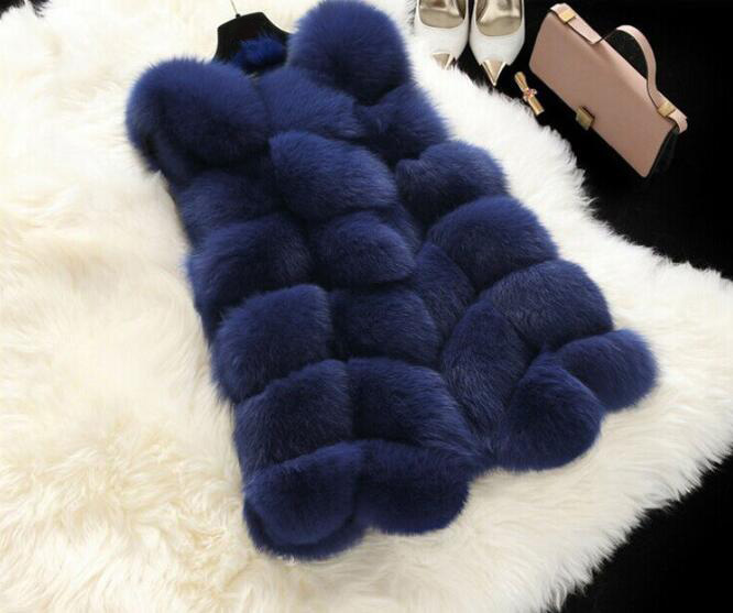 Buy Wholesale Cheap Winter Diamond Faux Fox Fur Vest Fashion Women ...