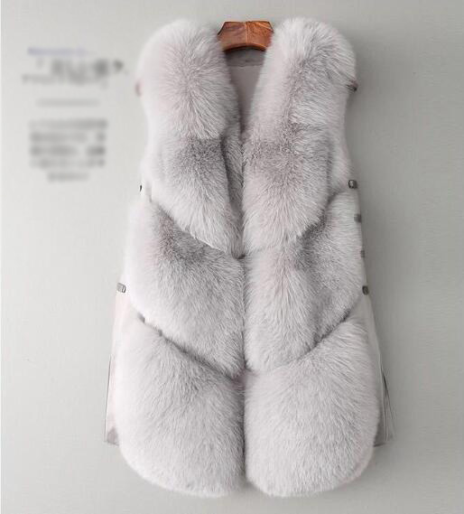 Buy Wholesale Luxury Popular Super Real Fox Fur Vest Fashion Women ...